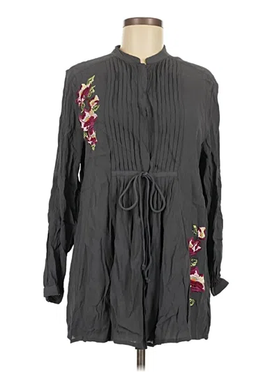 Pre-owned Soft Surroundings Casual Dress In Gray