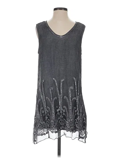 Pre-owned Soft Surroundings Casual Dress In Gray
