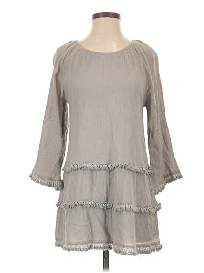 Pre-owned Soft Surroundings Casual Dress In Gray