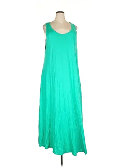 Pre-owned Soft Surroundings Casual Dress In Green