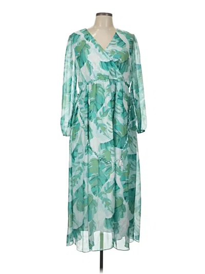 Pre-owned Soft Surroundings Casual Dress In Green