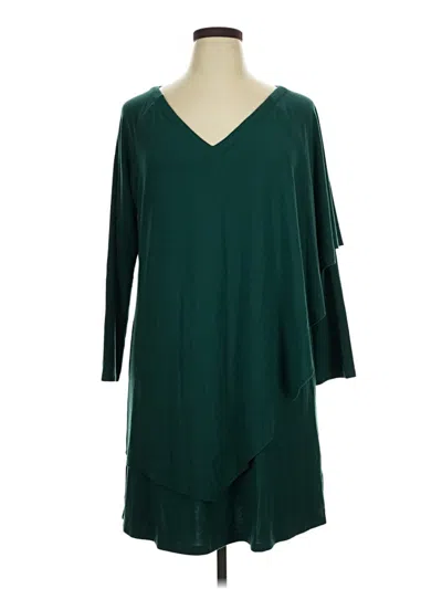 Pre-owned Soft Surroundings Casual Dress In Green