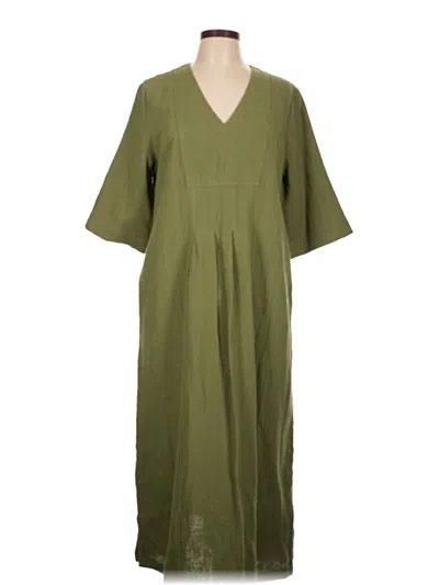 Pre-owned Soft Surroundings Casual Dress In Green