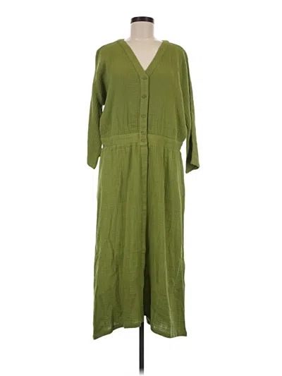 Pre-owned Soft Surroundings Casual Dress In Green