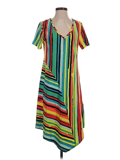 Pre-owned Soft Surroundings Casual Dress In Green