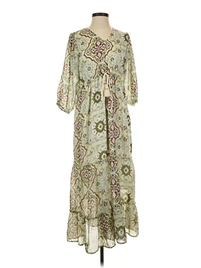 Pre-owned Soft Surroundings Casual Dress In Green