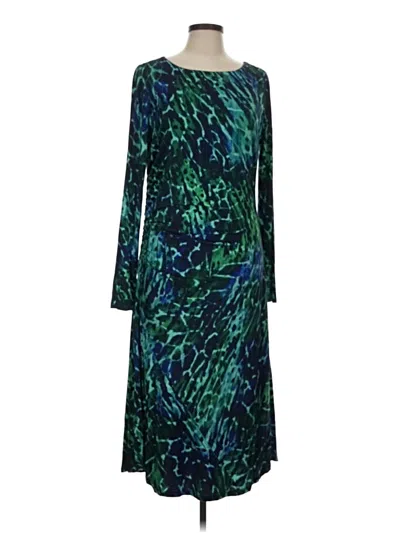 Pre-owned Soft Surroundings Casual Dress In Green