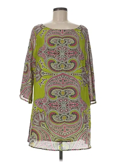 Pre-owned Soft Surroundings Casual Dress In Green