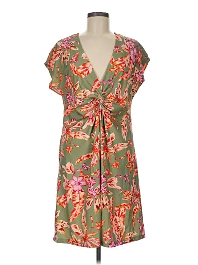 Pre-owned Soft Surroundings Casual Dress In Green