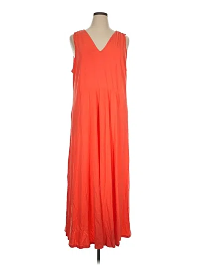 Pre-owned Soft Surroundings Casual Dress In Orange