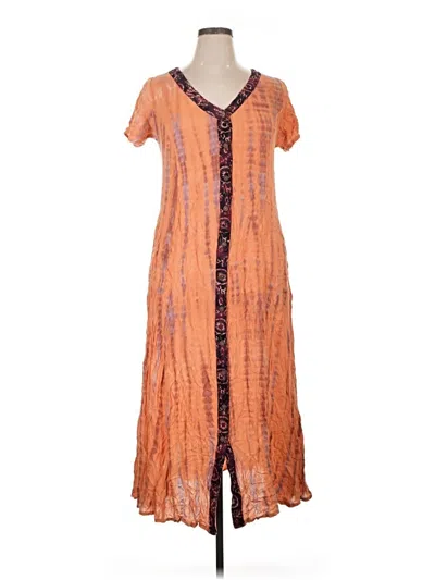 Pre-owned Soft Surroundings Casual Dress In Orange