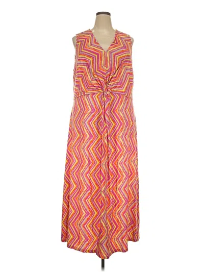 Pre-owned Soft Surroundings Casual Dress In Orange