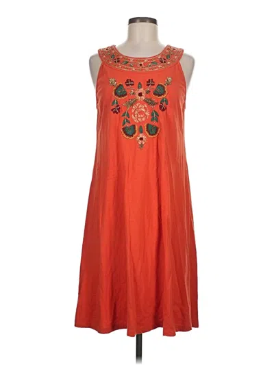 Pre-owned Soft Surroundings Casual Dress In Orange