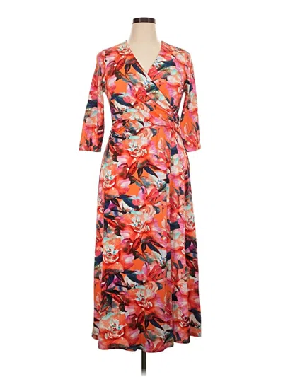 Pre-owned Soft Surroundings Casual Dress In Orange
