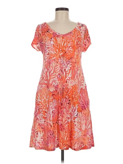 Pre-owned Soft Surroundings Casual Dress In Orange