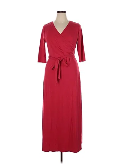 Pre-owned Soft Surroundings Casual Dress In Red