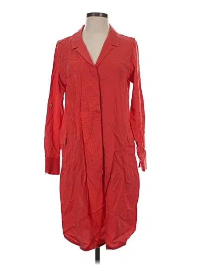 Pre-owned Soft Surroundings Casual Dress In Red