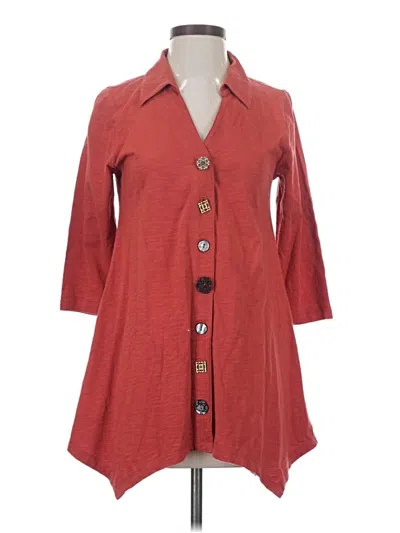 Pre-owned Soft Surroundings Casual Dress In Red