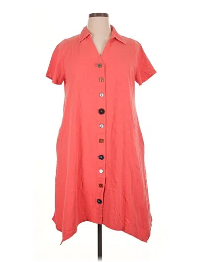Pre-owned Soft Surroundings Casual Dress In Red