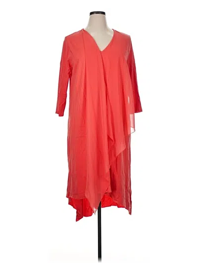 Pre-owned Soft Surroundings Casual Dress In Red