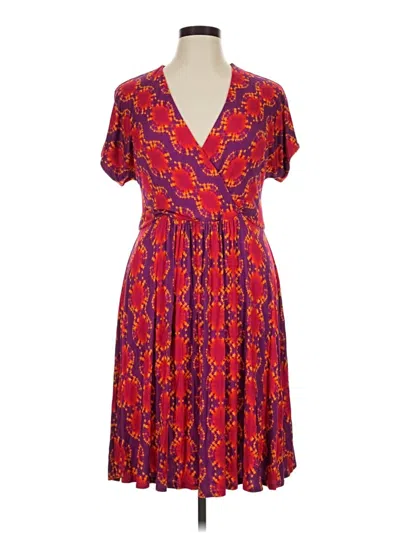 Pre-owned Soft Surroundings Casual Dress In Red