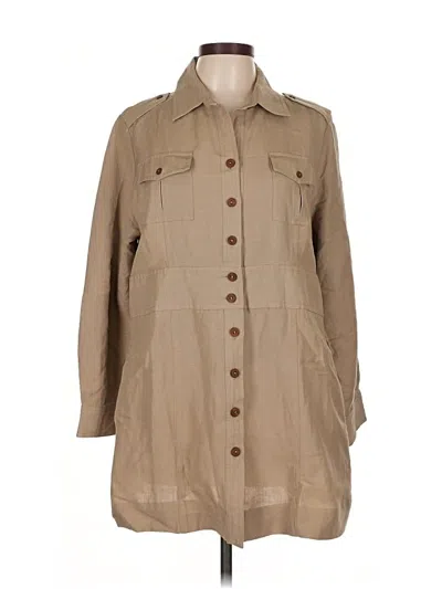 Pre-owned Soft Surroundings Casual Dress In Tan