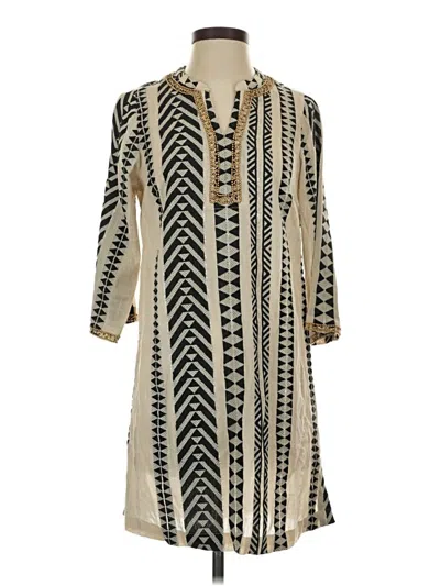 Pre-owned Soft Surroundings Casual Dress In Tan