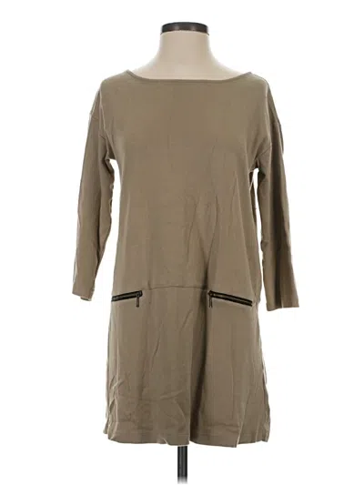 Pre-owned Soft Surroundings Casual Dress In Tan