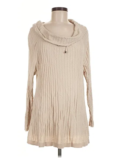 Pre-owned Soft Surroundings Casual Dress In Tan