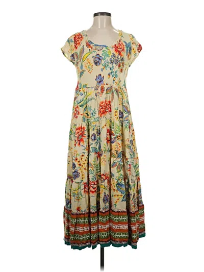 Pre-owned Soft Surroundings Casual Dress In Tan