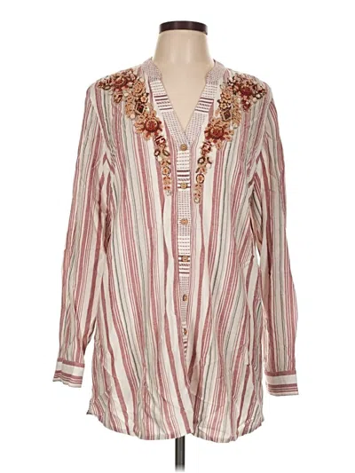 Pre-owned Soft Surroundings Casual Dress In Tan