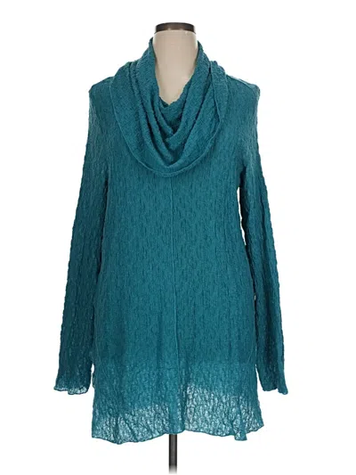Pre-owned Soft Surroundings Casual Dress In Teal
