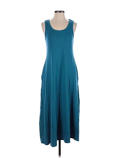 Pre-owned Soft Surroundings Casual Dress In Teal