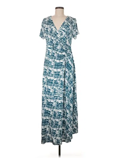 Pre-owned Soft Surroundings Casual Dress In Teal