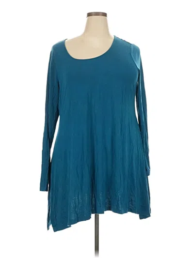 Pre-owned Soft Surroundings Casual Dress In Teal