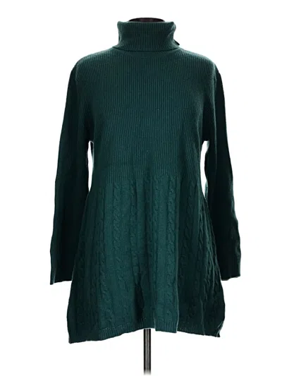 Pre-owned Soft Surroundings Casual Dress In Teal