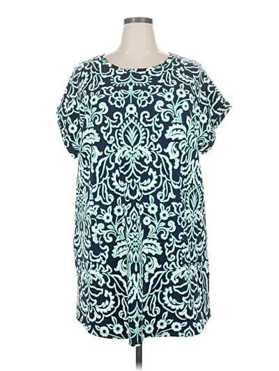 Pre-owned Soft Surroundings Casual Dress In Teal