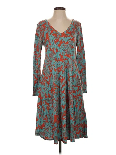 Pre-owned Soft Surroundings Casual Dress In Teal