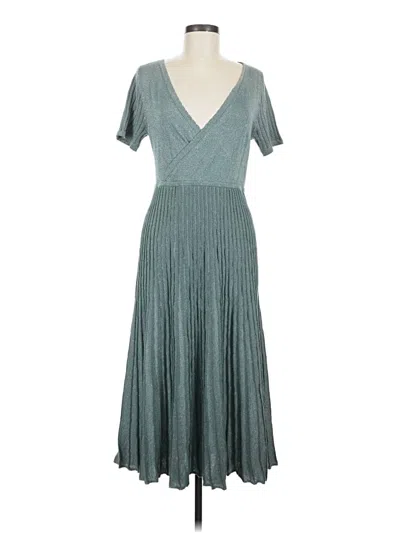 Pre-owned Soft Surroundings Casual Dress In Teal