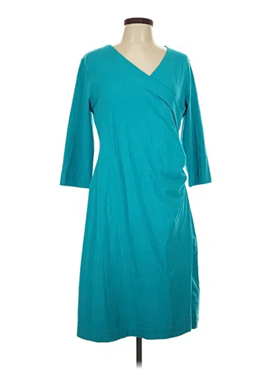 Pre-owned Soft Surroundings Casual Dress In Teal