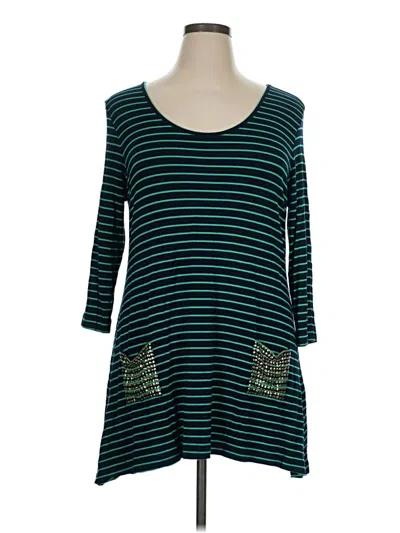 Pre-owned Soft Surroundings Casual Dress In Teal