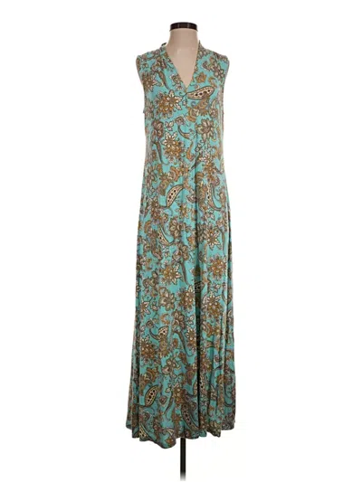 Pre-owned Soft Surroundings Casual Dress In Teal