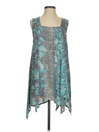 Pre-owned Soft Surroundings Casual Dress In Teal