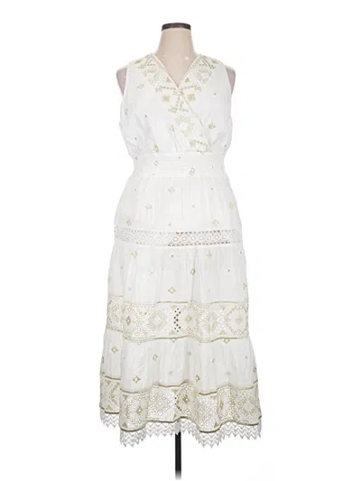 Pre-owned Soft Surroundings Casual Dress In White