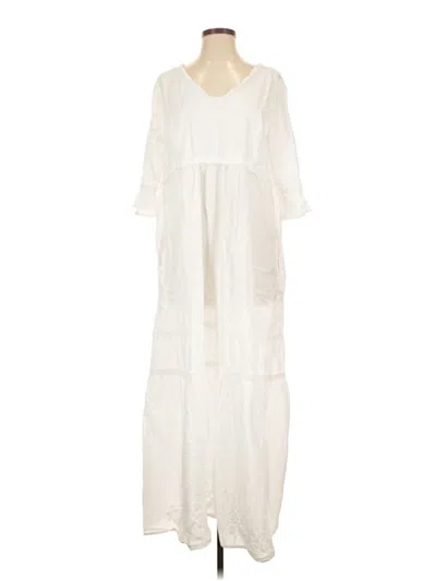 Pre-owned Soft Surroundings Casual Dress In White