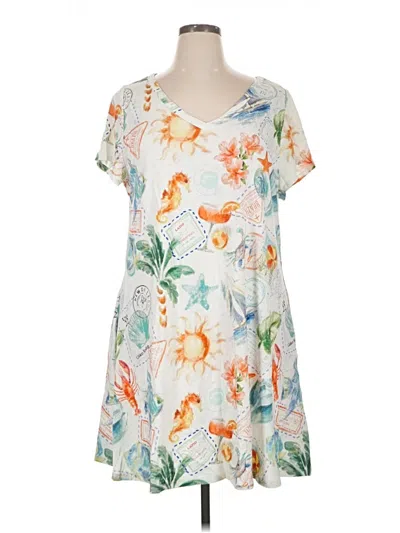 Pre-owned Soft Surroundings Casual Dress In White