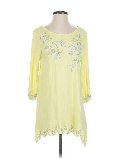 Pre-owned Soft Surroundings Casual Dress In Yellow