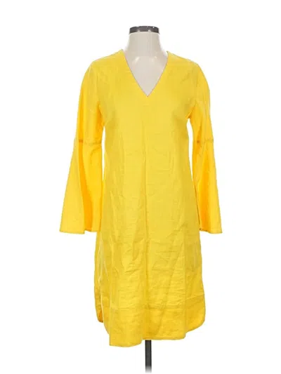 Pre-owned Soft Surroundings Casual Dress In Yellow