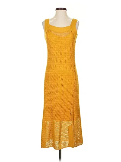 Pre-owned Soft Surroundings Casual Dress In Yellow
