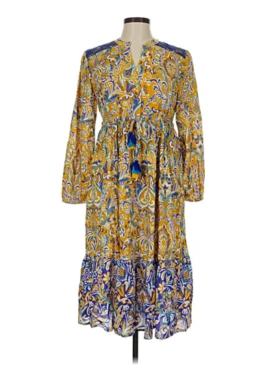 Pre-owned Soft Surroundings Casual Dress In Yellow